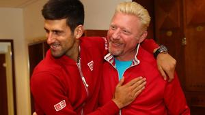 Boris Becker, who had won his fist Wimbledon crown at the age of 17, coached Novak Djokovic to six Grand Slam titles after they teamed up in December 2013. They parted ways early this month(Getty Images)