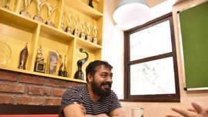 Film-maker Anurag Kashyap is gearing up for his next project- a love story set in UP.(HT Photo) Film-maker Anurag Kashyap is gearing up for his next project- a love story set in UP.(HT Photo)