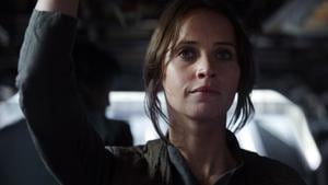 Felicity Jones plays Jyn Erso, a flawed protagonist driven not my the mythical ‘Force’ but human courage.(AP Photo) Felicity Jones plays Jyn Erso, a flawed protagonist driven not my the mythical ‘Force’ but human courage.(AP Photo)