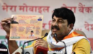 Delhi BJP chief Manoj Tiwari on Thursday appointed new presidents for 14 districts. This is first set of major appointments by him since his elevation as head of the party on November 30. Delhi BJP chief Manoj Tiwari on Thursday appointed new presidents for 14 districts. This is first set of major appointments by him since his elevation as head of the party on November 30.