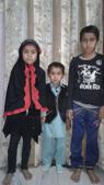 (Bhopal, India - Dec. 17, 2016: The three children of slain SIMI activist Abdul Majid.)