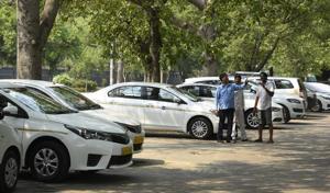 A report by the Centre of Science and Environment says that if all vehicles are brought together in Delhi, then the city will need parking space equivalent to nearly 310 football fields.(Sonu Mehta/HT Photo) A report by the Centre of Science and Environment says that if all vehicles are brought together in Delhi, then the city will need parking space equivalent to nearly 310 football fields.(Sonu Mehta/HT Photo)