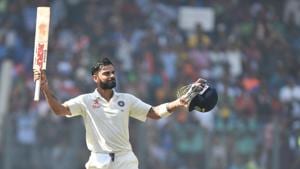 Virat Kohli enjoyed a stupendous year, scoring three double centuries, going 18 Tests without a loss and staying undefeated as captain.(Pratham Gokhale/HT PHOTO) Virat Kohli enjoyed a stupendous year, scoring three double centuries, going 18 Tests without a loss and staying undefeated as captain.(Pratham Gokhale/HT PHOTO)