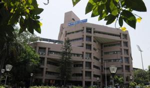 Indore Development Authority building in Indore.(HT file photo by Arun Mondhe)