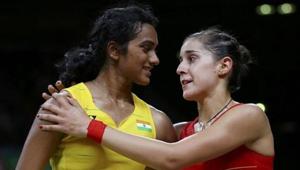 Olympic gold medallist Carolina Marin hopes that Hyderabad would back her in the clash against PV Sindhu as she is representing the hosts in the Premier Badminton League.(REUTERS) Olympic gold medallist Carolina Marin hopes that Hyderabad would back her in the clash against PV Sindhu as she is representing the hosts in the Premier Badminton League.(REUTERS)