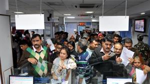 Bankers said most people had already deposited their old currency notes, especially after the government announced in the third week of December that deposits of above R 5,000 in banned banknotes can be made only once till December 30. Bankers said most people had already deposited their old currency notes, especially after the government announced in the third week of December that deposits of above R 5,000 in banned banknotes can be made only once till December 30.