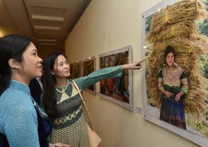 An exhibition to commemorate 45 years of the Indo-Vietnam relationship. Till January 11.(Arvind Yadav / HT) An exhibition to commemorate 45 years of the Indo-Vietnam relationship. Till January 11.(Arvind Yadav / HT)