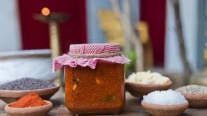 Avvakai (mango pickled in water and limestone) from Andhra Pradesh(Photo courtesy: Living Foodz) Avvakai (mango pickled in water and limestone) from Andhra Pradesh(Photo courtesy: Living Foodz)