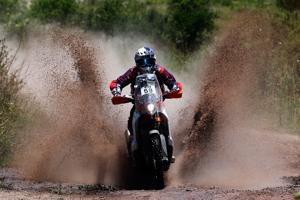 CS Santosh will be aiming for a better show in the seventh stage of the Dakar Rally.(Getty Images) CS Santosh will be aiming for a better show in the seventh stage of the Dakar Rally.(Getty Images)