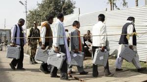 Bank Employees Federation of India (Punjab) has already written to the Election Commission (EC) seeking exemption from the election duty.(reuters) Bank Employees Federation of India (Punjab) has already written to the Election Commission (EC) seeking exemption from the election duty.(reuters)