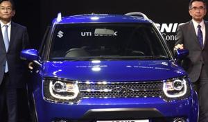 Ignis was first unveiled by Maruti Suzuki at the Auto Expo 2016.(Hindustan Times) Ignis was first unveiled by Maruti Suzuki at the Auto Expo 2016.(Hindustan Times)