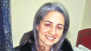 Caren Chawa, a Lebanese Muslim, has travelled to Bodh Gaya on a voyage of self-discovery.(Hindustan Times) Caren Chawa, a Lebanese Muslim, has travelled to Bodh Gaya on a voyage of self-discovery.(Hindustan Times)