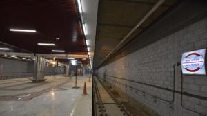 The Jama Masjid station on the Heritage Line. The Heritage Line (ITO-Kashmere Gate) will be thrown open to public next month.(Sanjeev Verma/HT) The Jama Masjid station on the Heritage Line. The Heritage Line (ITO-Kashmere Gate) will be thrown open to public next month.(Sanjeev Verma/HT)