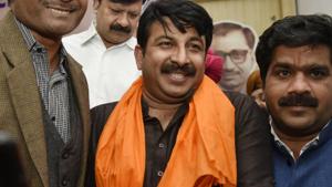 Manoj Tiwari, Delhi BJP president, announced 35 new office bearers on Sunday.(Saumya Khandelwal/HT Photo) Manoj Tiwari, Delhi BJP president, announced 35 new office bearers on Sunday.(Saumya Khandelwal/HT Photo)