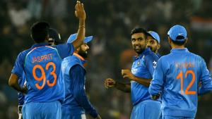 Yuvraj Singh and MS Dhoni’s centuries helped India pull off a close 15-run win over England in Cuttack to take an unbeatable 2-0 lead in the three-match series(AFP) Yuvraj Singh and MS Dhoni’s centuries helped India pull off a close 15-run win over England in Cuttack to take an unbeatable 2-0 lead in the three-match series(AFP)