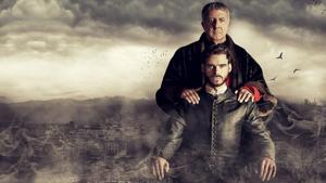 Richard Madden and Dustin Hoffman in Medici. Richard Madden and Dustin Hoffman in Medici.