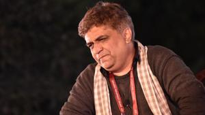 Swanand Kirkire, who started his career as a songwriter, said he started writing poetry very late in his life.(Saumya Khandelwal/HT Photo) Swanand Kirkire, who started his career as a songwriter, said he started writing poetry very late in his life.(Saumya Khandelwal/HT Photo)
