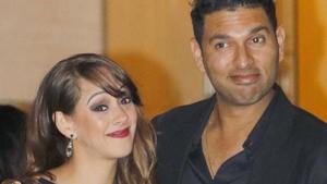 Yuvraj Singh got married to Hazel Keech in November last year and she has brought him luck, it seems.(HT Photo) Yuvraj Singh got married to Hazel Keech in November last year and she has brought him luck, it seems.(HT Photo)