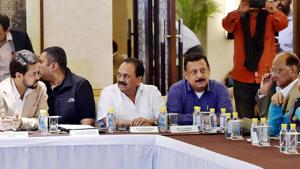 Sacked BCCI president Anurag Thakur discusses the Board’s stance on the Supreme Court-appointed Lodha panel's report. The Attorney General of India Mukul Rohatgi has raised objection to the implementation of the Lodha panel reforms(PTI) Sacked BCCI president Anurag Thakur discusses the Board’s stance on the Supreme Court-appointed Lodha panel's report. The Attorney General of India Mukul Rohatgi has raised objection to the implementation of the Lodha panel reforms(PTI)