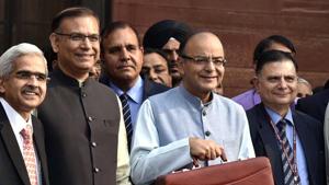 The Union finance minister is expected to come with measures that will help revive investment, exports and consumption demand, especially after the hit these have taken in the aftermath of demonetisation(Arvind Yadav/HT) The Union finance minister is expected to come with measures that will help revive investment, exports and consumption demand, especially after the hit these have taken in the aftermath of demonetisation(Arvind Yadav/HT)