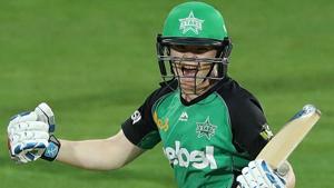 Jess Cameron hit 12 off two deliveries to give Melbourne Stars a thrilling win over Hobart Hurricanes in a Women’s Big Bash League match.(Getty Images) Jess Cameron hit 12 off two deliveries to give Melbourne Stars a thrilling win over Hobart Hurricanes in a Women’s Big Bash League match.(Getty Images)