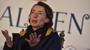 British political expert Emma Sky during the session Writing the self : The Art of Memoir at the Jaipur Literature Fest 2017 on Sunday.(Saumya Khandelwal/HT Photo) British political expert Emma Sky during the session Writing the self : The Art of Memoir at the Jaipur Literature Fest 2017 on Sunday.(Saumya Khandelwal/HT Photo)