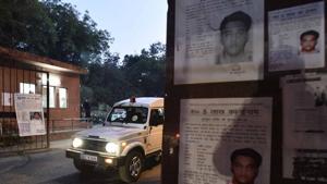 Posters of missing student Najeeb Ahmed put up outside the JNU campus.(Vipin Kumar/HT File) Posters of missing student Najeeb Ahmed put up outside the JNU campus.(Vipin Kumar/HT File)