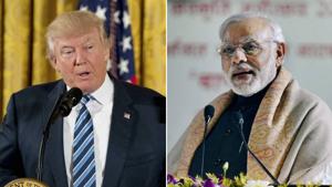 US President Donald Trump, PM Narendra Modi. The parallels between Trump’s and Modi’s relationships to the media are clear. Both leaders enjoy using Twitter to circumvent traditional channels. US President Donald Trump, PM Narendra Modi. The parallels between Trump’s and Modi’s relationships to the media are clear. Both leaders enjoy using Twitter to circumvent traditional channels.