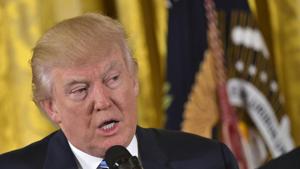 US President Donald Trump’s naked appeal to majoritarian white nationalism and jingoism (invoking the “red blood of patriots” and other archaic metaphors from darker times) marks a turn away from the open multiculturalism that has always represented the best in American society(AFP) US President Donald Trump’s naked appeal to majoritarian white nationalism and jingoism (invoking the “red blood of patriots” and other archaic metaphors from darker times) marks a turn away from the open multiculturalism that has always represented the best in American society(AFP)