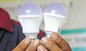Almost 60 lakh LED lights have been bought by domestic consumers in the capital since May 2015, data collected by HT from distribution companies and government’s power department indicate.(Sakib Ali/HT File) Almost 60 lakh LED lights have been bought by domestic consumers in the capital since May 2015, data collected by HT from distribution companies and government’s power department indicate.(Sakib Ali/HT File)