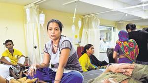 According to this 2016 World Health Organization study, UP had the lowest share of female health workers, 19.9%, compared to the Indian average of 38%.(HT File Photo) According to this 2016 World Health Organization study, UP had the lowest share of female health workers, 19.9%, compared to the Indian average of 38%.(HT File Photo)