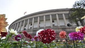 A view of the Parliament House in New Delhi on Tuesday, the day the budget session commenced.(Arvind Yadav/HT PHOTO) A view of the Parliament House in New Delhi on Tuesday, the day the budget session commenced.(Arvind Yadav/HT PHOTO)