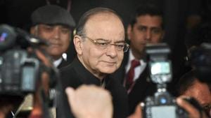 Finance minister Arun Jaitley arrives at Parliament to present the Union Budget 2017-18 in the Lok Sabha on Wednesday.(PTI Photo) Finance minister Arun Jaitley arrives at Parliament to present the Union Budget 2017-18 in the Lok Sabha on Wednesday.(PTI Photo)