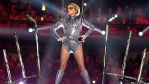 Lady Gaga performs onstage during the Super Bowl LI half-time show at NRG Stadium in Houston, Texas. During the show, the artist made subtle criticism of president Donald Trump’s policies.(Getty Images) Lady Gaga performs onstage during the Super Bowl LI half-time show at NRG Stadium in Houston, Texas. During the show, the artist made subtle criticism of president Donald Trump’s policies.(Getty Images)