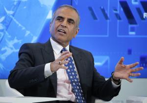 Chairman of Bharti Enterprises Sunil Bharti Mittal gestures as he speaks during a panel 'Size matters: The Future of Big Business' at the 'World Economic Forum' in Davos, Switzerland.(AP) Chairman of Bharti Enterprises Sunil Bharti Mittal gestures as he speaks during a panel 'Size matters: The Future of Big Business' at the 'World Economic Forum' in Davos, Switzerland.(AP)