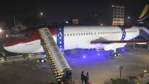 FLYING HIGH Airbus A320, which has been converted into a restaurant at the Hawai Adda complex on Ferozepur Road in Ludhiana.(Gurminder Singh/HT Photo) FLYING HIGH Airbus A320, which has been converted into a restaurant at the Hawai Adda complex on Ferozepur Road in Ludhiana.(Gurminder Singh/HT Photo)