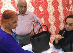 Ajit Rani could not find her name in the voter list available with at Sector 19 polling booth. Ajit Rani could not find her name in the voter list available with at Sector 19 polling booth.