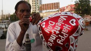 There are so many offers for everything in the market on the occasion. The first Valentine was thrown to the lions. Probably because he didn’t have a credit card.(REUTERS) There are so many offers for everything in the market on the occasion. The first Valentine was thrown to the lions. Probably because he didn’t have a credit card.(REUTERS)