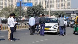 The union has been on strike demanding revision of rates, life insurance for drivers and non-preference for taxis owned by the cab aggregators.(HT FIle) The union has been on strike demanding revision of rates, life insurance for drivers and non-preference for taxis owned by the cab aggregators.(HT FIle)