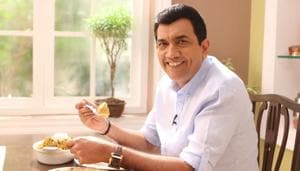 Chef Sanjeev Kapoor says he still has child-like energy when it comes to food.(HT Photo)