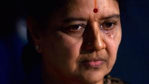 AIADMK general secretary VK Sasikala will be jailed for four years.(PTI) AIADMK general secretary VK Sasikala will be jailed for four years.(PTI)