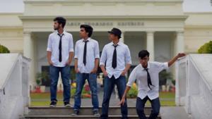 The video is based on English singer-songwriter Ed Sheeran’s song, and features four IIT-ians dancing to the peppy song. The video is based on English singer-songwriter Ed Sheeran’s song, and features four IIT-ians dancing to the peppy song.