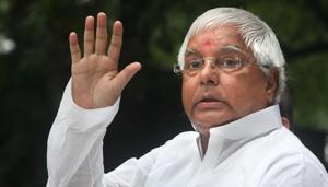 RJD chief Lalu Prasad at a press conference.(HT file photo) RJD chief Lalu Prasad at a press conference.(HT file photo)