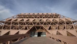 Hall of Nations at Pragati Maidan in New Delhi. It was India’s first pillar-less structure. Architects and heritage activists across the world have been campaigning to save it.(Arvind Yadav/HT PHOTO) Hall of Nations at Pragati Maidan in New Delhi. It was India’s first pillar-less structure. Architects and heritage activists across the world have been campaigning to save it.(Arvind Yadav/HT PHOTO)