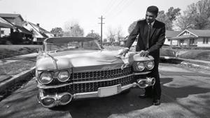 The ad also features Mohammad Ali cleaning his Caddy.(YouTube screengrab) The ad also features Mohammad Ali cleaning his Caddy.(YouTube screengrab)