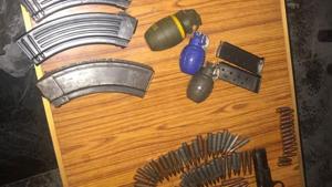 Tuesday’s recovery of the weapons is believed to be the first such seizure on the Kashmir cross-LoC trade route.(ANI Photo) Tuesday’s recovery of the weapons is believed to be the first such seizure on the Kashmir cross-LoC trade route.(ANI Photo)