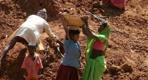 Lakhs of workers, engaged in the centre-sponsored job guarantee scheme, are facing acute financial crisis due to non-payment of their wages.(HT file photo) Lakhs of workers, engaged in the centre-sponsored job guarantee scheme, are facing acute financial crisis due to non-payment of their wages.(HT file photo)