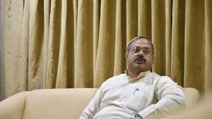 Sunil Ambekar, the national organising secretary of the Akhil Bharatiya Vidyarthi Parishad(Saumya Khandelwal/HT PHOTO) Sunil Ambekar, the national organising secretary of the Akhil Bharatiya Vidyarthi Parishad(Saumya Khandelwal/HT PHOTO)