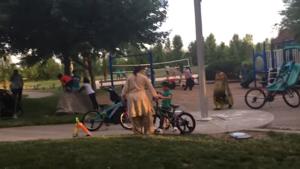 A screengrab of the video titled ‘Ohio Suburban Park is Occupied by Indians’.(Youtube video) A screengrab of the video titled ‘Ohio Suburban Park is Occupied by Indians’.(Youtube video)