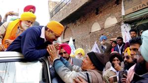 File photo of Delhi Chief Minister and AAP convener Arvind Kejriwal during an election campaign in Amritsar .(PTI Photo) File photo of Delhi Chief Minister and AAP convener Arvind Kejriwal during an election campaign in Amritsar .(PTI Photo)